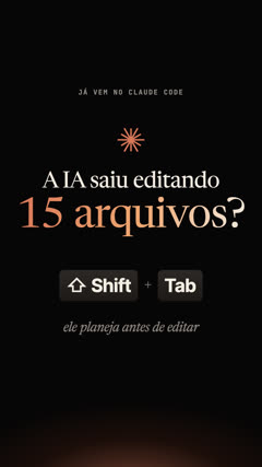Capa do reel Modo plano